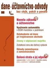 DUO 8/2015: Dane, účtovníctvo, odvody