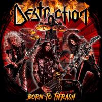 Destruction:  Born to Thrash (Live in Germany) / Side D silk-printed - gatefold