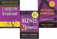 3 knihy Roberta T. Kiyosakiho KOMPLET