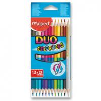 Pastelky 12 ks DUO trojhranné Maped