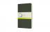 Moleskine: Sešity 3 ks čisté zelené L