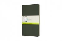 Moleskine: Sešity 3 ks čisté zelené L