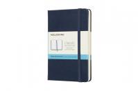Moleskine: Zápisník tvrdý tečkovaný modrý S