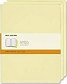 Moleskine: Sešity 3 ks linkované žluté XL