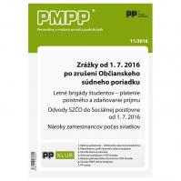 PMPP 11/2016 Zrážky od 1. 7. 2016 po zrušení Občianskeho súdneho poriadku