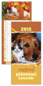 Rodinný plánovací kalendár 2015 Zvieratká
