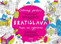 BRATISLAVA Mapa na vyfarbenie