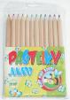 Pastelky Jumbo natural - 12 ks