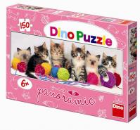 Kočičky s klubíčky - puzzle Panoramic 15