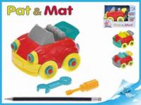 Auto Pat a Mat 13 cm šroubovací, 3 barvy v krabičce
