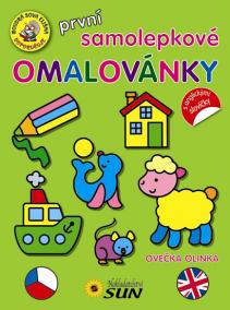 První samolepkové omalovánky - Ovečka Olinka