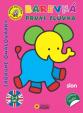 Slon - Barevná první slůvka s anglickými slovíčky - Zábavné omalovánky