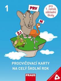 Procvičovací karty na celý školní rok 1 sada Čj, M, Prv pro SVP