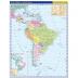 Jižní Amerika - příruční politická mapa,  A3/1: 33 mil.