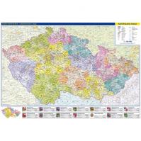 Česká republika - administrativní mapa 1:500 tis.