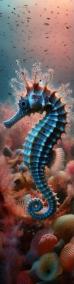 3D záložka - Seahorse