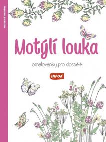 Motýlí louka - Omalovánky pro dospělé
