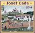 Kalendář 2014 - Josef Lada Na jaře - nástěnný s prodlouženými zády