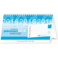 Kalendář stolní 2016 - Plánovací řádkový, 25 x 12,5 cm
