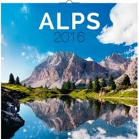 Kalendář nástěnný 2016 - Alpy, poznámkový  30 x 30 cm