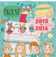 Kalendář nástěnný 2016 - Školní plánovací (srpen 2015 - červenec 2016), poznámkový  30 x 30 cm