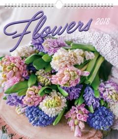 Kalendář nástěnný 2018 - Květiny