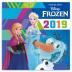 Kalendář poznámkový 2019 - Frozen – Ledové království, s  50 samolepkami, 30 x 30 cm