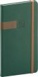 Diář 2019 - Twill - kapesní, zelený, 9 x 15,5 cm