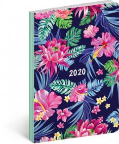 Diář 2020 - Květiny - ultralehký, 11 × 17 cm