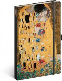 Notes Gustav Klimt, linkovaný, 13 × 21 cm
