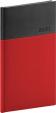 Diář 2020 - Dado - kapesní, červenočerný, 9 × 15,5 cm
