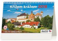Kalendář stolní 2018 - Křížem krážem Českou republikou