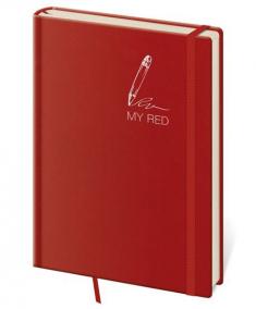 Zápisník My Red - tečkovaný L
