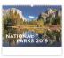 Kalendář nástěnný 2019 - National Parks