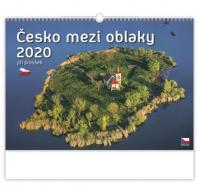 Kalendář nástěnný 2020 - Česko mezi oblaky