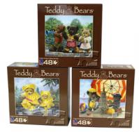 Puzzle dětské 48 dílků, Medvídek