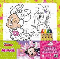 Puzzle vymaľovanky/ Minnie