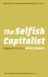 Selfish Capitalist