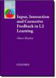 Input, Interaction - Corrective Feedback in Learning