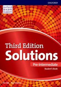 Solutions 3rd Edition Pre-intermediate Student´s Book International Edition Leading the way to success