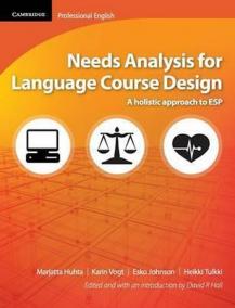 Needs Analysis for Language Course Design: Paperback