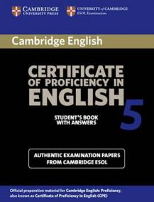 Cambridge CPE 5: Student´s Book with answers