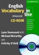 English Vocabulary in Use: Advanced: CD-ROM for Windows and Mac