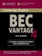 Cambridge BEC 4 Vantage Student´s Book with answers : Examination Papers from University of Cambridge ESOL Examinations