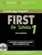 Cambridge English First for Schools 1 Self-study Pack (Student´s Book with Answers and Audio CDs (2)) : Authentic Examination Papers from Cambridge ESOL