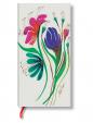 Zápisník - Wind Flowers Laurel Burch Blossom, slim 90x180 Lined