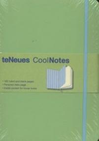 Notes s gumičkou Cool zelenomodrý