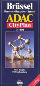 Brüssel  Brussels Bruxelles brussel ADAC City Plan 1: 17 500