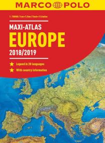 Europe 2018/19 maxi atlas 1:750 000