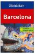 Barcelona s velkou mapou města - Baedeker